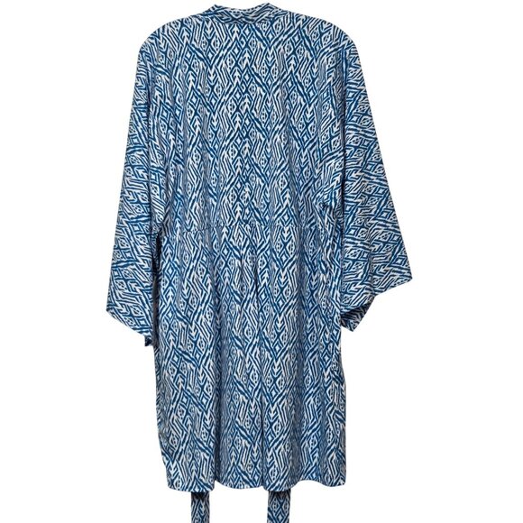 Coolibar Dress Womens Medium Blue Navia UPF 50+ Beach Pool Cover Up - Picture 7 of 10